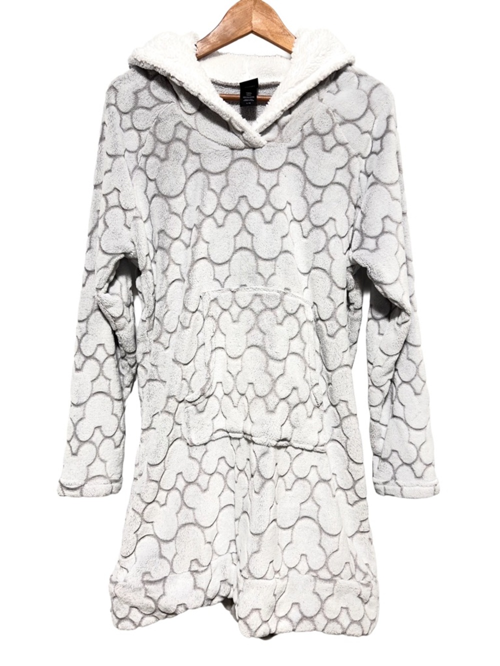 DISNEY Mickey Mouse Hoodie Dress | Fleece Lounge Disney Adult L - Picture 3 of 7